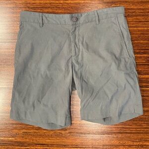 Outlier Shorts Mens 31” Gray Chino Two Way Stretch Nylon Outdoor Drawstring 7”